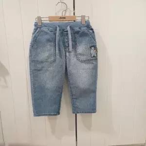 지프키즈KO2DPU755 곰와펜 8부 데님배기팬츠