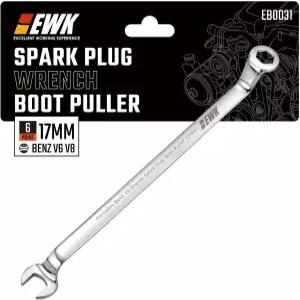 V6 및 V8 엔진용 EWK 17mm 메르세데스 벤츠 스파크 플러그 렌치 부트 풀러 M110 M112 M113 분리 장착 공구