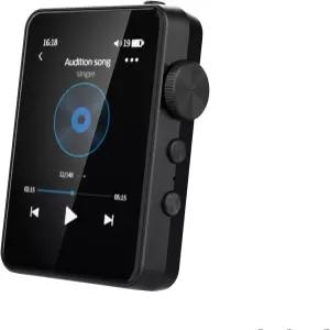 수면 헤드폰이 내장된 MP3 플레이어 음악 블루투스 5.3 휴대용 스피커가 있는 2.4인치 터치 풀스크린 FM