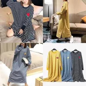 [셀러허브]빅사이즈원피스 잠옷 데일리 루즈핏 파자마 홈웨어 (S50768300)