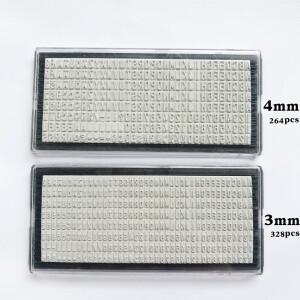 3mm/4mm/6.4mm 스탬프 편지 플레이트 사용자 정의 맞춤 이름 주소 디지털 대 한 고무 액세서리 DIY 스크랩