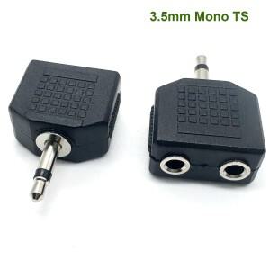 2pcs 3.5mm 1/8 
