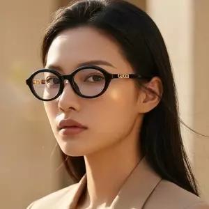 안경테 GG2153O 001 명품 오벌형 뿔테 여자 남자 데일리