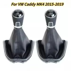 캐디 MK4 2015-2019용 자동차 기어 변속 노브 및 가이터 부트