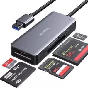 CF 카드 리더기 USB 3.0 to Compact 플래시 메모리 어댑터 SDXC SDHC SD Micro M2 MS 및 UHS-I