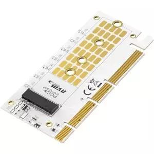 MAIWO NVMe PCIe 4.0 어댑터 M.2 SSD to X4/X8/X16 카드 PCI-Express 확장 지원 2230 2242 2260 2280 Max