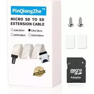 PinQiongZhe 마이크로 SD 카드 to 연장 케이블 3D 프린터 어댑터 메모리 수컷 암컷 9.8인치/25cm