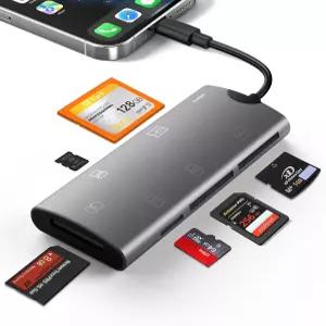 USB-C 멀티 카드 리더기 휴대폰 및 노트북용 CF SD TF XD MS M2 어댑터 휴대폰/패드용 Memory Stick Pro