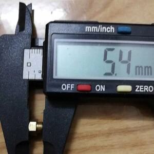 10 PCS M5 * 0.5 LPG 가스 온수기 액세서리 액체 및 천연 노즐 제트 0.64mm