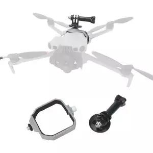YYRCVRA Mini 5 Pro 드론 카메라 마운트 탑 캐리 확장 브래킷 1/4 스크류 삼각대 어댑터 포함 DJI 액세서리