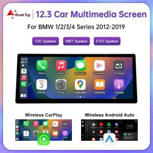 BMW 1 2 3 4 시리즈 F20 F21 F30 F31 F36용 새로운 디자인 안드로이드 오토 터치스크린 무선 카플레이 차량