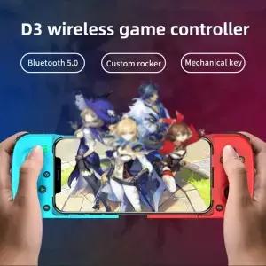 D3 게임패드 모바일 폰 컨트롤러 확장 가능한 게임 지원 안드로이드/iOS/홍멍 호환