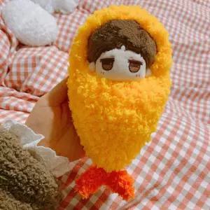 10CM 복 미니 공룡 인형옷 튀김옷 소품 소장 세트 침낭