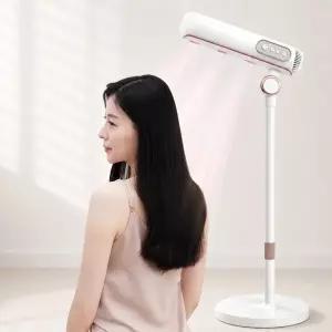 스탠딩 헤어드라이기 자동 스탠드형 헤어드라이어 가정용 저소음 화이트