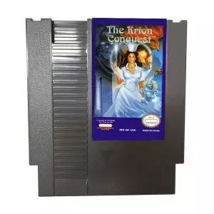 NES 8비트 비디오 게임 콘솔용 Krion-ConquestGame 카트리지