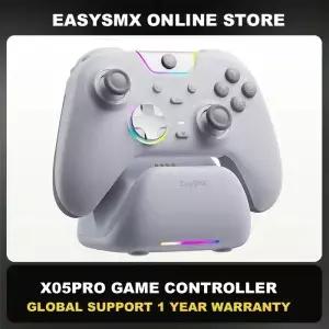 무선 게임패드 EasySMX X05Pro 충전 도크 컨트롤러 (EA Sports FC 26/풋볼 매니저 2026/PC/폰/TV 호환)