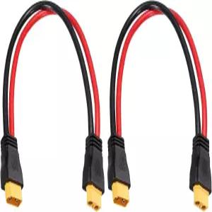 MECCANIXITY 600VDC XT60 연장 케이블 10AWG 1FT 수컷-암컷 커넥터 RC 배터리 휴대용 발전기 태양광 패널
