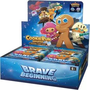 CookieRun 트레이딩 카드 게임 브레이브 비기닝 부스터 디스플레이 2인용 경쟁 TCG 각 9장씩 28개의 팩