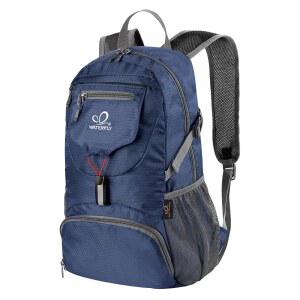 WATERFLY 소형 경량 휴대용 백팩: 20L 하이킹 데이팩 남성용 여성용 | 20L, 용 나일론 소재, 다중 수납 공간,방수, 일상 휴대용, 초경량 접이식 여행용