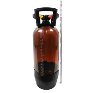 Kegland Oxebar 압력 발효기 탱크 맥주 양조 장비, 20L 앰버 PET 케그, 640mm x 235mm