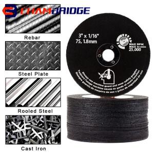 75mm Dremel 금속 커팅 디스크 3 인치 용 컷오프 휠 스테인레스 스틸 연마 그라인딩 밀링 보어