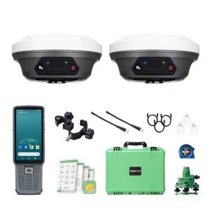 싱귤릭스YZ E1 라이트 GNSS 수신기 토지 측량 장비 2cm 고정밀 60 IMU 베이스 및 로버 세트 (트라이브라치