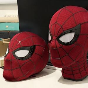 스파이더맨 브랜드 뉴 데이 성인용 코스프레 마스크 (자석식 뒷면 커버 3D 웹 스트립 레진 페이스쉘 헬멧