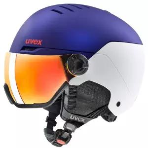 [프로암스키]우벡스 바이저 2324 UVEX Wanted visor purple bash WHT mat - M red