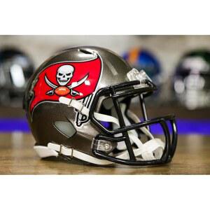 Riddell 9585599189 탬파베이 버커니어 복제품 미니 스피드 스타일 2020 헬멧