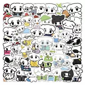 105Pcs 귀여운 강아지 낙서 스티커 DIY 장식 전화 수하물 노트북 기타 자전거 냉장고 헬멧 스케이트 보드