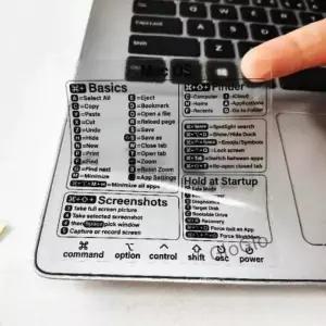 1/2pcs Word Excel Windows MAC OS 문자 그래픽 노트북 보호 스티커 용 키보드 단축키