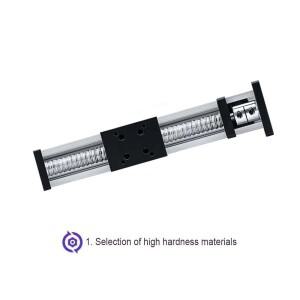 MHCN 슬라이딩 스테이지 트래블 볼 스크류 CNC 모션 테이블, Nema17 스텝퍼 모터용, 100-500mm SFU1204