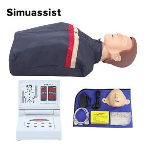 시무어시스트 반신 CPR 훈련 마네킹 (컨트롤러 포함) 의료 교육 모델 응급 처치 트레이너 시뮬레이터