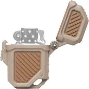 Thyrm PyroVault 2.0 라이터 아머 Zippo 인서트 Coyote FDE와 호환 보호 증발 감소 보존 효과를 위해
