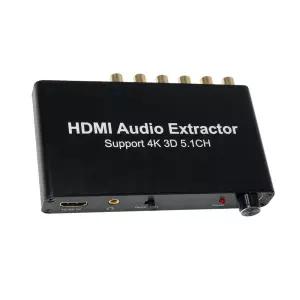 HDMI컨버터 4K 오디오신호분리기 5.1채널 RCA 스피커 TV 출력변환 ATB040