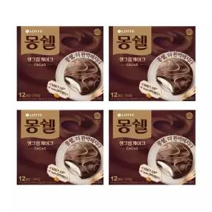 몽쉘 생크림 카카오, 408g, 4개