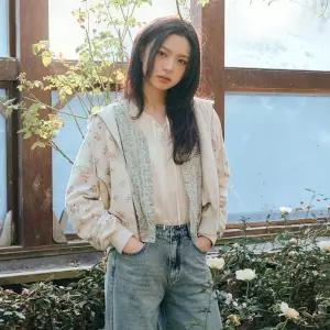 써스데이아일랜드 KiiiKiii 플라워 후드 집업T262MST137W T262MST137WBJ 1100904