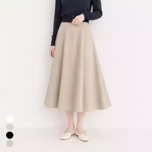 [올리비에스클로젯] 모달 A라인 롱 스커트_O2607SK050C