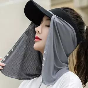 캡썬가드 모자 햇빛가리개 선가드 얼굴가리개 탈부착 햇빛차단