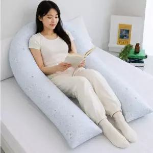 [보네브]비숑 모달마이크로 U자바디필로우 임산부쿠션 커버 분리형 (솜포함) 임산부쿠션