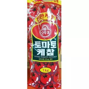 오뚜기 토마토 케찹 1Kg/대용량/덕용/캐찹/캐첩/케첩/주방/요리/업소/식당/용/가정/탕비실/급식/도마도