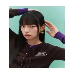에잇세컨즈 8SECONDS 민주킴 러플 긴소매 카디건 브라운