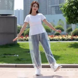 방수 팬츠 비닐 바지 일회용 커버 우비