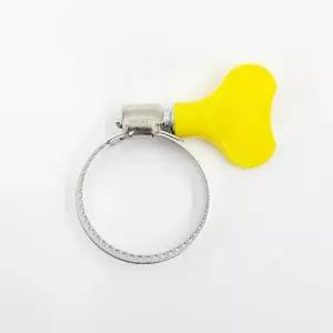 고정밴드 파이프클램프 나비손잡이 호스링 22mm-32mm 나비호수밴드