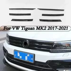 자동차 그릴망 튜닝 폭스 바겐 Tiguan MK2 - 앞 범퍼 메쉬 센터 그릴 몰딩 스트립 스티커 바디 키트 액세서