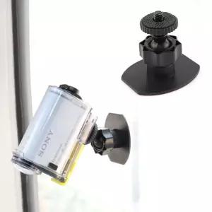 자동차 차 앞면 유리 블랙박스 CCTV 부착 회전 1/4 나사 마운트 거치대