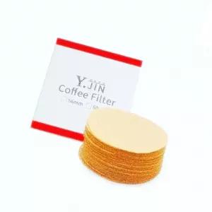 gice 천연 펄프 모카 포트 커피 거름종이 라운드 60mm100매 더치 커피 용품