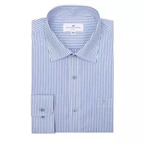 카운테스마라 면 스판 스트라이프 일반핏 긴팔CDCZ1P5309N0