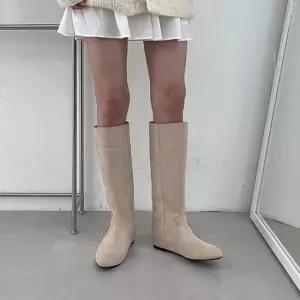 친절한탄씨 부츠 미들부츠 봄신발 롱구두 부티 미들힐 여성구두