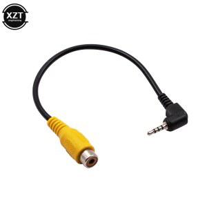 GPS 및 후면 카메라 용 비디오 케이블 변환기에 RCA 암 어댑터 AV에 2.5mm 스테레오 AV 잭 수 플러그